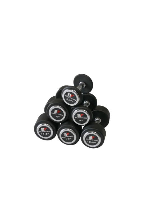 Hantla stała ogumowana 17,5 kg AC-1247