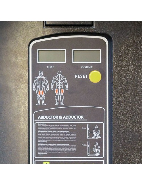 Maszyna na najszersze grzbietu- ściąganie w poziomie ze stosem Bauer Fitness PLM-622