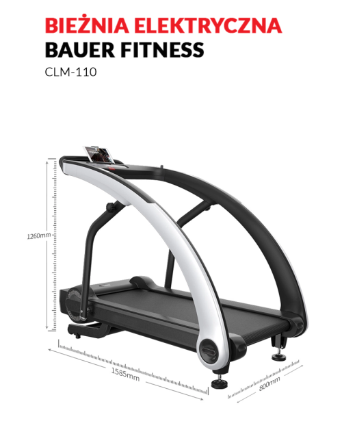 Nowoczesna Domowa Bieżnia Treningowa CLM-110