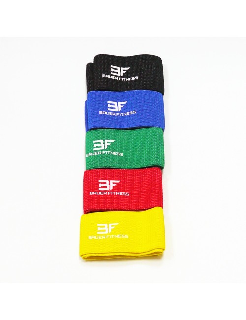 Zestaw Gum Hip Band  5 szt. materiałowe taśmy oporowe do ćwiczeń