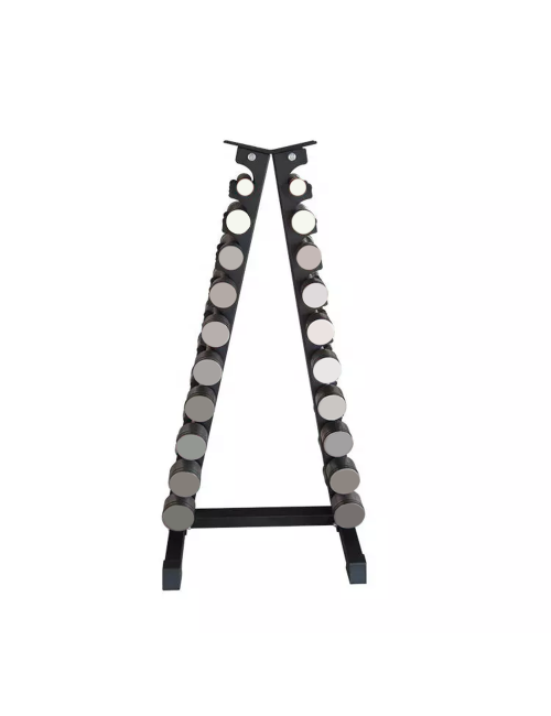 Zestaw hantli chromowanych 1-10 kg + Stojak