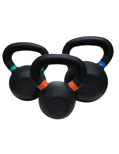 Kettlebell żeliwny 8kg | Trening funkcjonalny