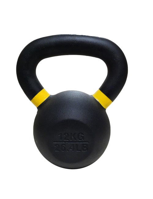 Kettlebell żeliwny 12kg | Trening funkcjonalny