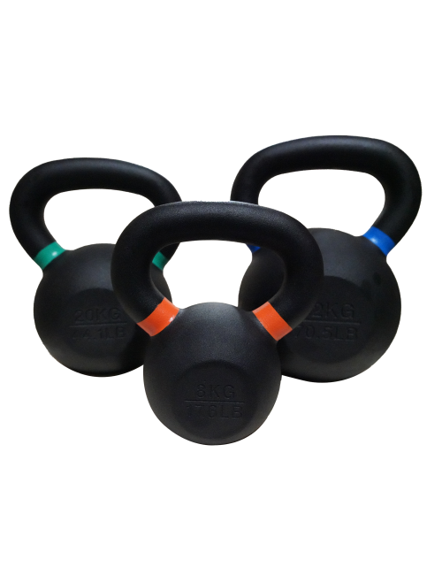 Kettlebell żeliwny 16kg | Trening funkcjonalny