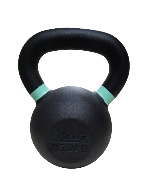 Kettlebell żeliwny 16kg | Trening funkcjonalny