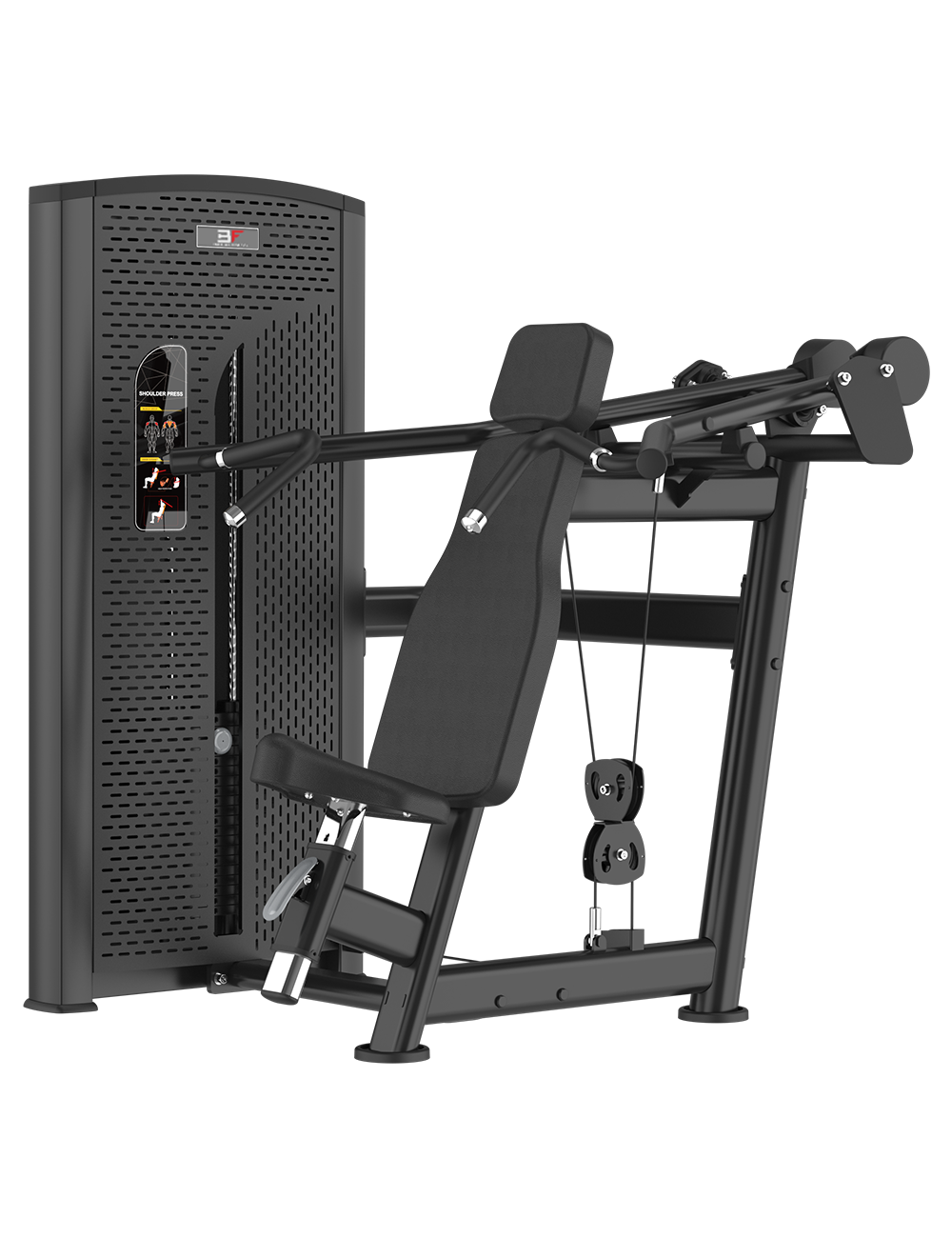 BL-003 – maszyna na barki ze stosem 100 kg | Bauer Fitness