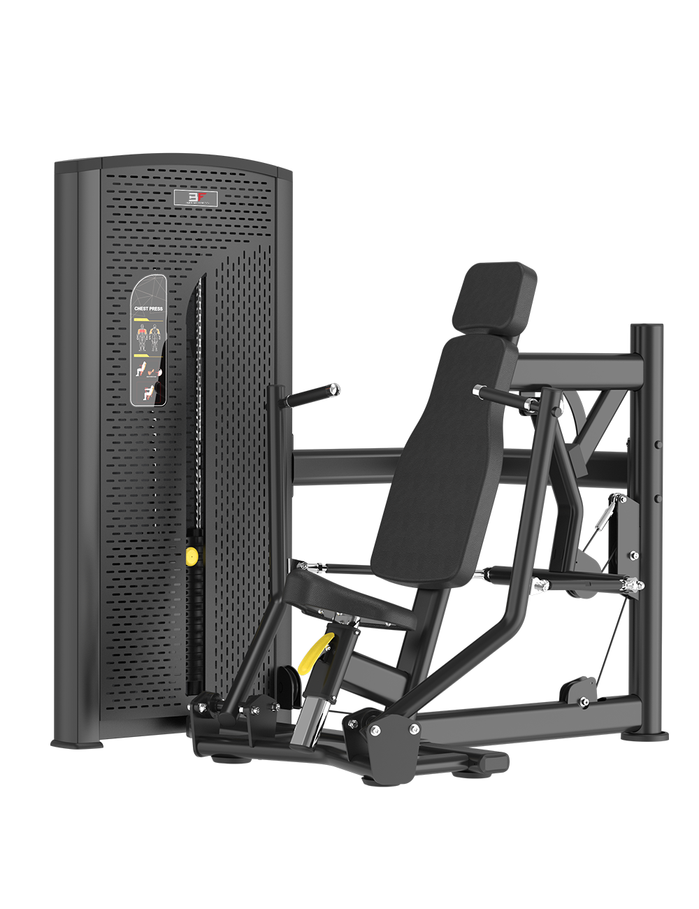 BL-001 – maszyna na klatkę ze stosem 100 kg | Bauer Fitness