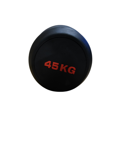 Sztanga prosta z obciążeniem ogumowana 45 kg AC-1218 OUTLET