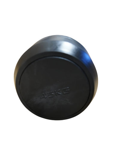 Sztanga prosta z obciążeniem ogumowana 45 kg AC-1217 OUTLET