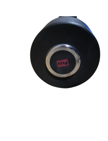 Sztanga prosta z obciążeniem ogumowana 45 kg AC-1217 OUTLET