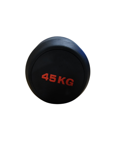 Sztanga prosta z obciążeniem ogumowana 45 kg AC-1219 OUTLET